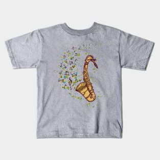 Addicted to Sax Kids T-Shirt